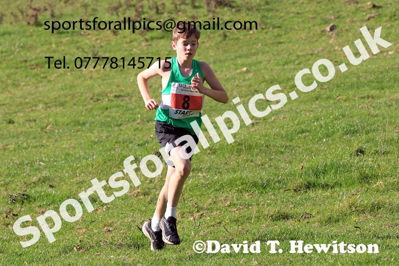 Boys under-13s, 2022 NECAA Cross Country Relays, Thornley Hall Farm, Peterlee, County Durham, October 15th. Photo: David T. Hewitson/Sports for All Pics